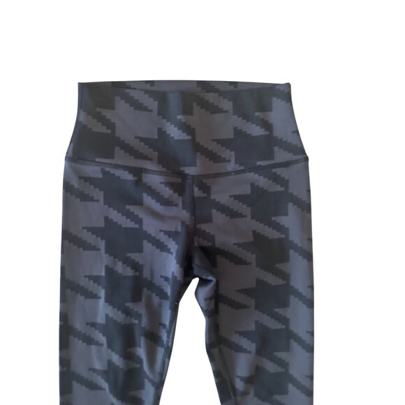 ALO Black Gray Houndstooth Leggings Size XS - Picture 6 of 8